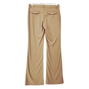 Gap Modern Boot Pants 8 Long Women Camel Tan Brown Stretch Dress Trousers Office